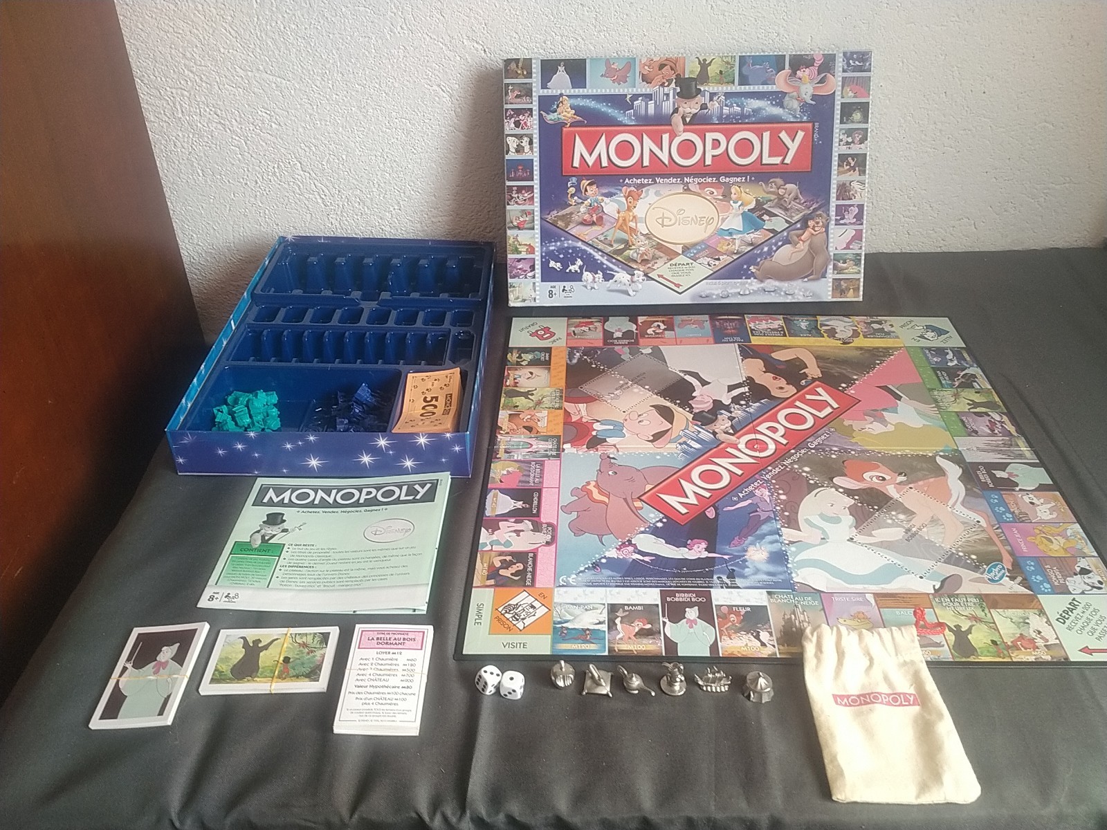 Jeu De Societe - Monopoly Edition - Disney Complet Tres Bon